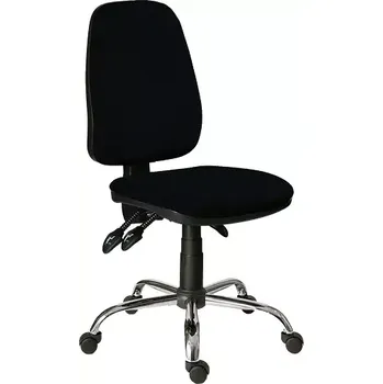 333 ASYN/CR židle kancelářská, látka BO BONDAI BN7 (8033) - látka černá