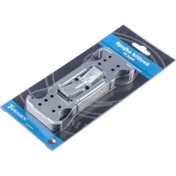 Tesařské kování TAMADEX Křížová spojka CD 60/27 - rovná (blistr 15 ks) tl. 0,8mm