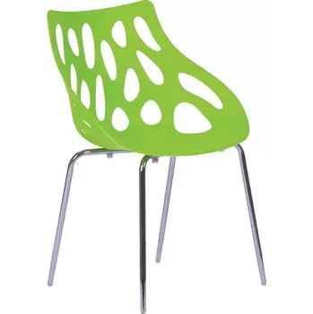 Jídelní židle SAMUEL židle plastová, zelená