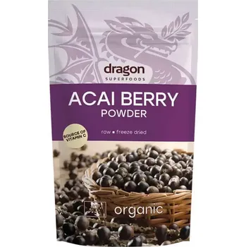 Sušené ovoce Dragon Superfoods bio acai berry prášek 75 g