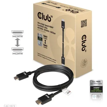 Kabel do PC Club3D Kabel Ultra Rychlý HDMI™ Certifikovaný, 4K 120Hz, 8K60Hz, 48Gbps M/M, 3m, 28 AWG CAC-1373