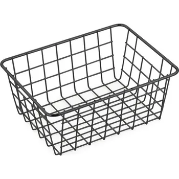 BISK Erga Niagara, drátěný košík 245x180x95 mm k postavení, černá matná, ERG-08058