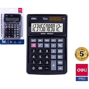 Kalkulačka Kalkulačka Deli EM04031, voděodolná