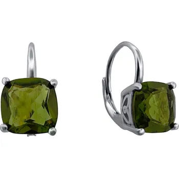 Náušnice Vltavín Moldavite Stříbrné náušnice s vltavíny 2000328130005