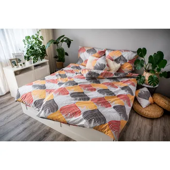 Povlečení 3 dílné povlečení bavlněný satén Blade 200x140cm+90x70cm TiaHome