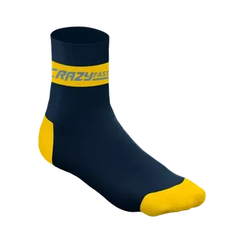 Dámské ponožky Ponožky Crazy Idea CRAZY CARBON SOCKS SULFUR