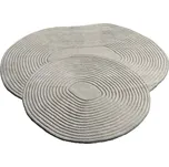 Bolia Koberec Zen Shaped 140x145, light grey