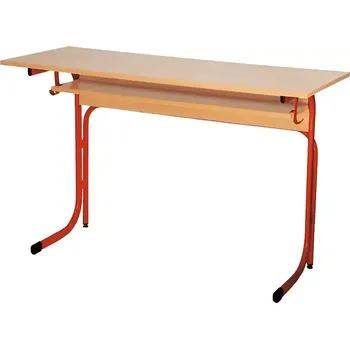 Zahradní lavice JANA 2 lavice 2-místná, pevná, velikost 6 RAL 3002 - červená