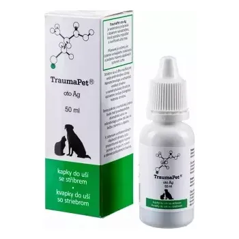 Čistič uší TraumaPet oto Ag sol 50ml kapky do uší