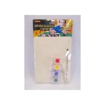 kreativní sada Dřevěná skládačka s obtisky dinosauři