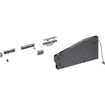 Nábytkové kování IF KIARO LED spodní klopna s tlumením barva T-Met set pro hl. 600mm s LED páskem (IF KIARO LED spodní klopna s tlumením barva T-Met set pro hl. 600mm s LED páskem)