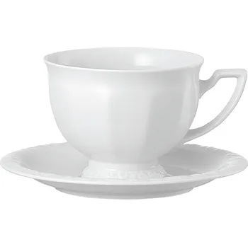 Rosenthal, Šálek na čaj nebo kávu Maria Bílá s podšálkem 490 ml - Formadore