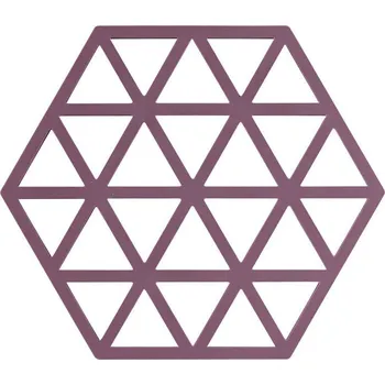 Úložný box Zone Denmark, Podložka pod horké nádobí Triangles červenofialová - Formadore