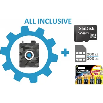 Fotopast Secutek Nastavení fotopasti + SIM karta + 32GB SD karta + baterie+ mailserver