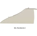 Koncovka pro NT bez otvoru (levá), stříbrná barva, 1 ks MCLED ML-762.062.02.1