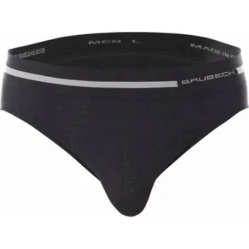 Pánské oblečení Brubeck BE10110 Pánské slipy ACTIVE WOOL grafit XXL