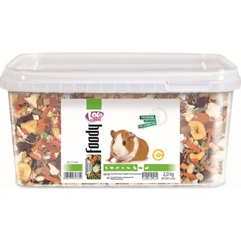 Krmivo pro hlodavce LOLO PETS Basic pro morčata 2kg (vědro)