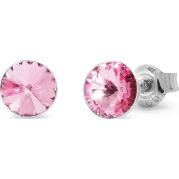 Náušnice Náušnice růžové Rivoli se Swarovski Elements Sweet Candy Studs K1122SS29LR light rose 6 mm