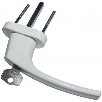 Okenní klika DAB Trade Klika okenní hliníková MISTRAL zamykací ve 2 polohách, 60 mm bílá