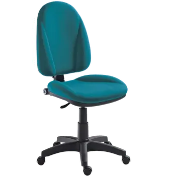 444/MEK židle kancelářská, koženka AN 078 - koženka tyrkysová