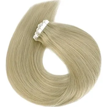 Příčesek Vlasové PU pásky MINI tape in na prodlužování vlasů 30cm střední šedá