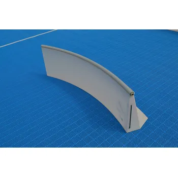 Florbal FLOORBEE Hangar - corner Florbalový mantinel - polovina oblouku bílá, Ano, Radius 2090 mm, Ano