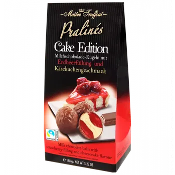 Bonboniéra Maitre Truffout Pralines cake Pralinky - jahoda & cheesecake 148g jahoda