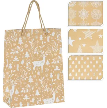 Dárková taška Excellent Taška dárková M 23 x 18 cm VÁNOČNÍ