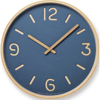 Hodiny Lemnos, Nástěnné hodiny Thomson Paper 30,5 cm nebově modré - Formadore