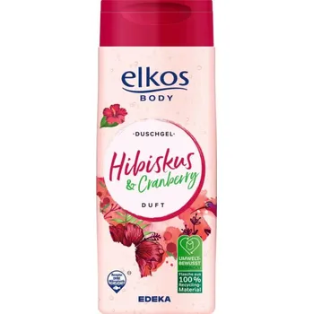 Mýdlo Elkos sprchový gel Ibišek a brusinky 300 ml Německo