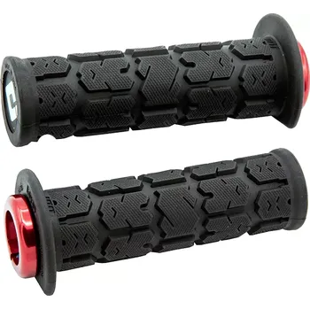 grip Gripy s lock-on grip systémem pro ATV/PWC ODI GRIPS ROGUE barva černá/červená, délka 12,5 cm (5")