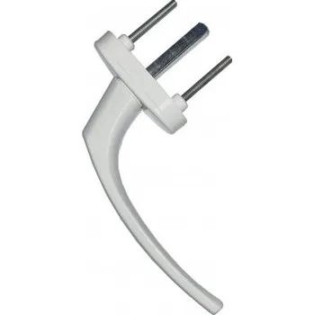 Okenní klika DAB Trade Klika okenní hliníková MISTRAL, oválná, trn 7/40 mm, bílá