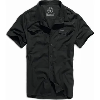Pánské oblečení Košile Roadstar, Brandit, krátký rukáv, černá, L