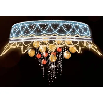 Vánoční světelný řetěz Polamp POL-0770 - 3D dekorace - Lampion - 200 x 300 cm