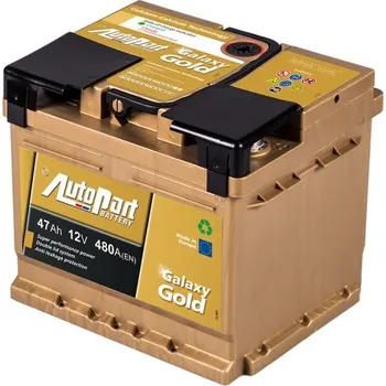 Autobaterie AUTOPART Autobaterie Galaxy Gold 47 Ah 12V, 207x175x175 mm