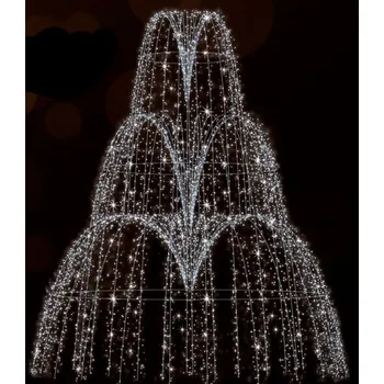 Vánoční osvětlení Polamp POL-1982 - 3D dekorace - Fontána - 400 x 300 cm