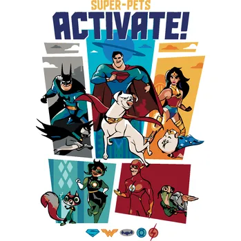 ZUTY Malování podle čísel - DC LIGA SUPERMAZLÍČKŮ PLAKÁT III Rozměr: 40x50 cm, Rámování: bez rámu a bez vypnutí plátna