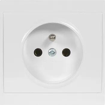 vypínač Abex Zásuvka PT-16L, jednonásobná barva: bílá