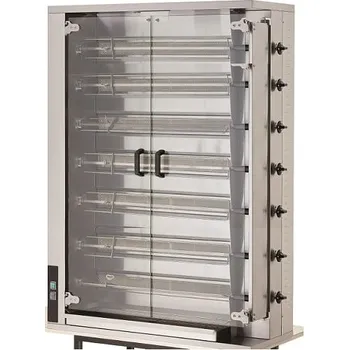 Grilovací rošt Plynový gril na kuřata, várka 35 kuřat CRG7