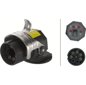 Tester, zásuvka přívěsu HELLA 8PD 004 508-031