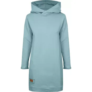 Dámská mikina Dámská tepláková mikina s kapucou BASIC mentolová - MIKABAMIXL