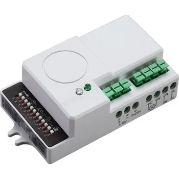 Bemko Pohybové čidlo-mikrovlnné SES76WH 600W 360° IP20 obdélníkové bílé ovládání 1-10V