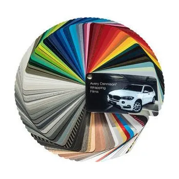 Polep vozidla Vzorník vějíř Avery Supreme Wrapping Film