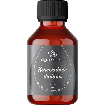 Tělový olej VitaMAX Ksheerabala thailam - Olej na nervy a svaly 200ml