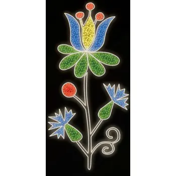 Vánoční osvětlení Polamp POL-1126 - 2D dekorace - Převisy - 200 x 110 cm