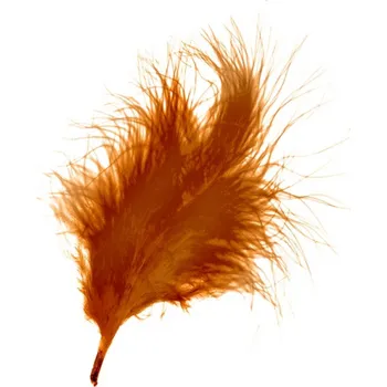 Peří hnědé 10ks