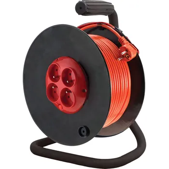 Prodlužovací kabel Elgotech Prodlužovací buben 30m - 4 x zásuvka 230V, H05VV-F 3x1,5