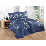 Brotex 3D povlečení Music life 140 x…
