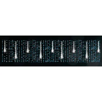 Vánoční světelný řetěz Polamp POL-0360 - 2D dekorace - Převisy - 125 x 500 cm