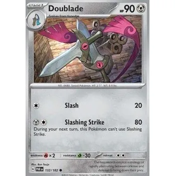 Volný čas Pokémon PAR 132/182 Doublade - Paradox Rift Stav: Near Mint, Verze: NORMAL
